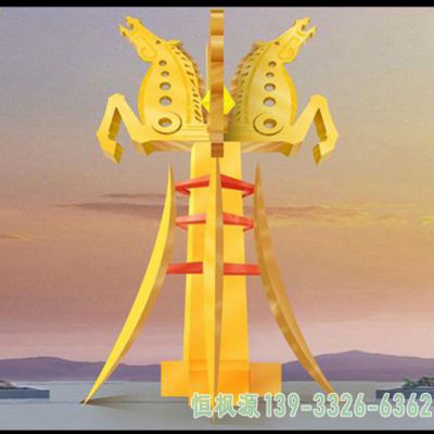 皇冠不锈钢广场雕塑