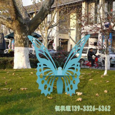 蝴蝶不锈钢城市雕塑