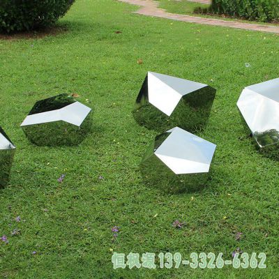 石头不锈钢园林雕塑