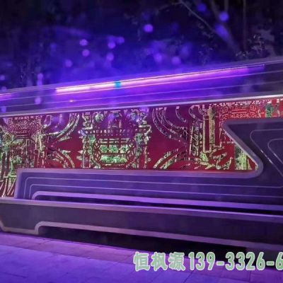 公园灯饰不锈钢景观雕塑