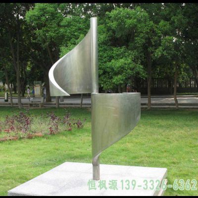 风车抽象不锈钢雕塑