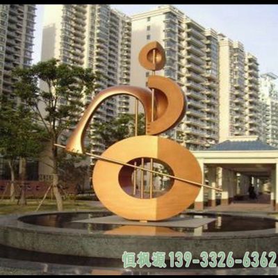 葫芦抽象不锈钢景观雕塑