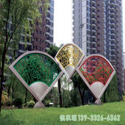 不锈钢城市剪纸艺术雕塑