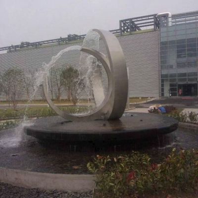 广场喷泉不锈钢雕塑