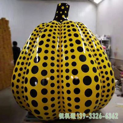 南瓜不锈钢广场雕塑