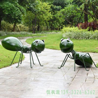 不锈钢小区蚂蚁雕塑