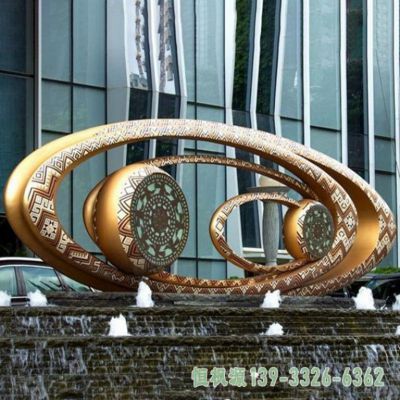 不锈钢眼镜校园景观雕塑