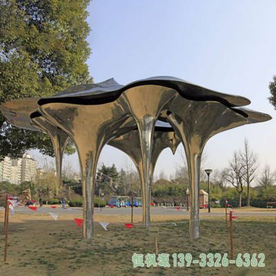 钟乳石园林不锈钢景观雕塑