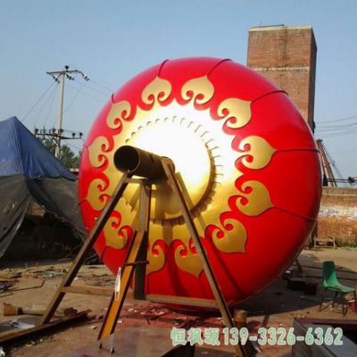 灯笼不锈钢小区雕塑