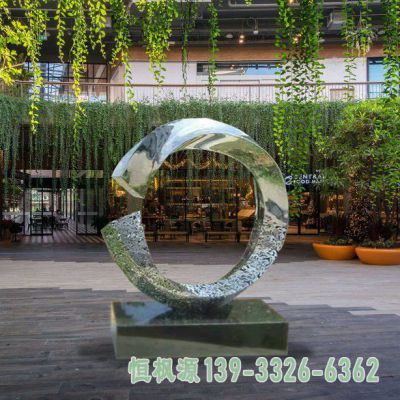 校园抽象不锈钢雕塑