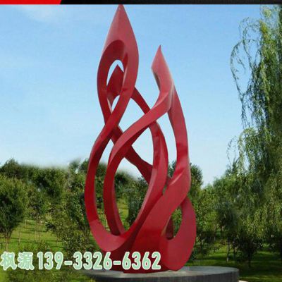 丝带不锈钢广场雕塑