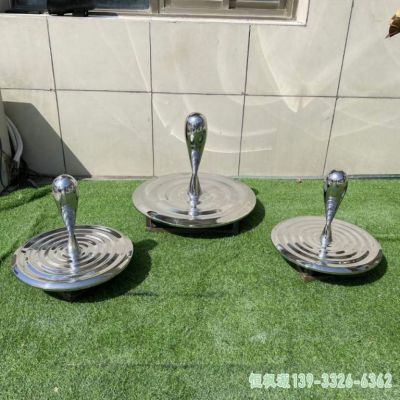 水滴校园不锈钢雕塑