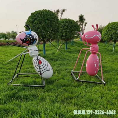 蚂蚁园林不锈钢雕塑