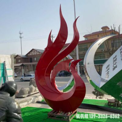 城市不锈钢凤凰景观雕塑