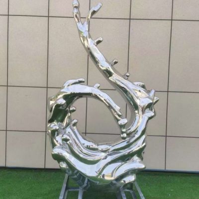 海浪园林不锈钢雕塑