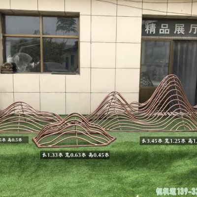 假山广场不锈钢雕塑