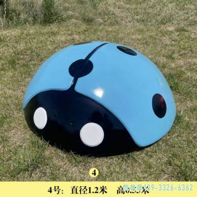 瓢虫公园不锈钢雕塑
