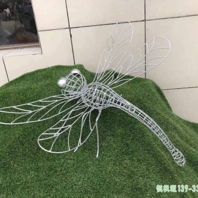 蜻蜓城市不锈钢雕塑