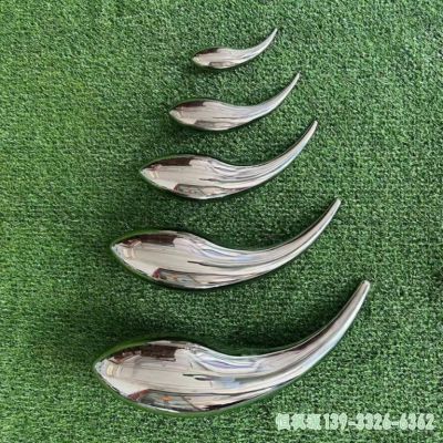 广场鱼群不锈钢动物雕塑