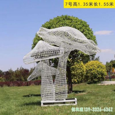 城市蘑菇不锈钢雕塑