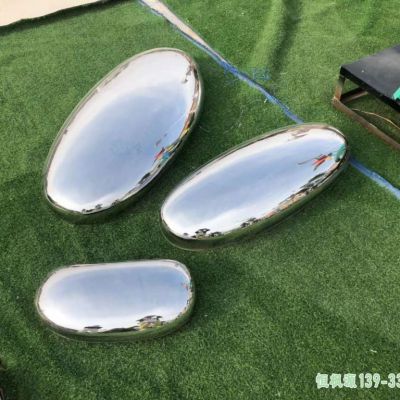 石头广场不锈钢雕塑